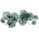 Decorazione Quadro Metallo Felce Verde 140x62x11 cm