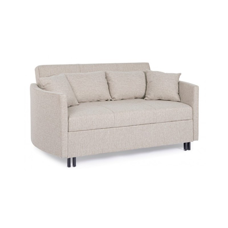 Divano letto due posti CLAYTON Beige 166x88x h84 cm