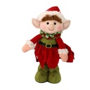 Elfo in tessuto rosso cm28x7h30