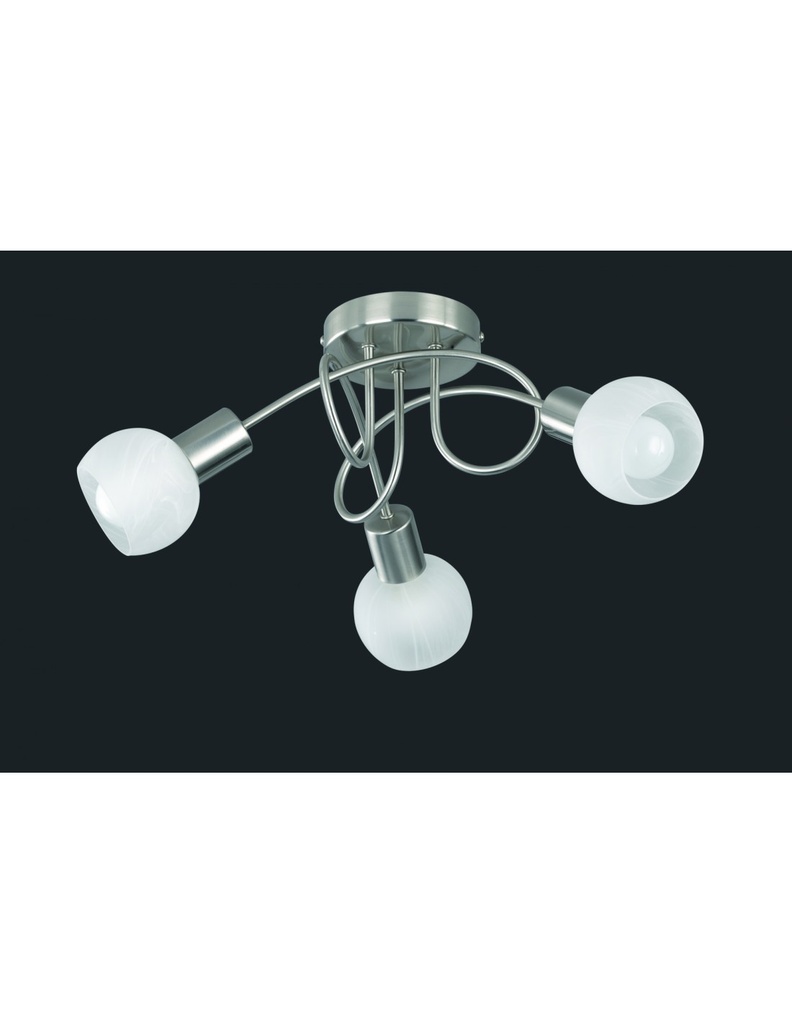 Faretto da Soffitto Girandola 3 LED Antibes Nichel