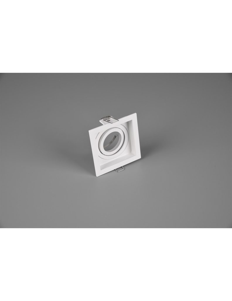 Faretto da Incasso Quadrato Kenai 1xGU10 Bianco 9x9 cm Trio Lighting