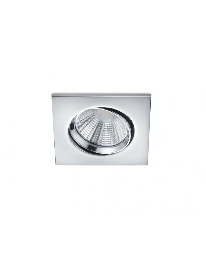 Faretto da Incasso Quadrato Pamir Led 5,5w 3000k Cromo Trio Lighting
