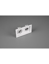 Faretto da Incasso Rettangolare Kenai 2xGU10 Bianco L17 cm Trio Lighting