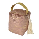 Fermaporta in tessuto rosa cm12x10h15-18