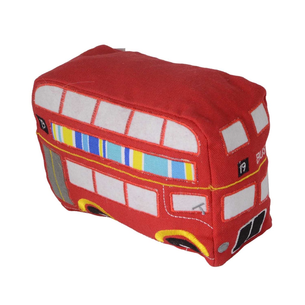 Fermaporta in Tessuto Pullman Rosso 18x9x13 cm