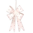 Fiocco metallo bianco 25x16x4 cm