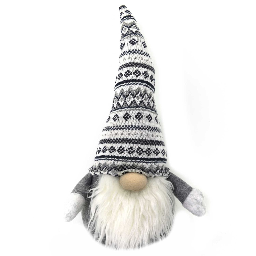 Gnomo tessuto blu 19x17x45 cm