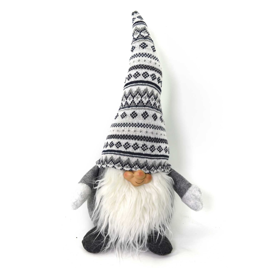 Gnomo tessuto blu cm20,5x20h45