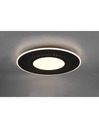 Plafoniera Moderna Verus Nero LED Dimmer 70W