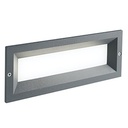 Lampada a incasso LED 12W 4000K in alluminio grafite