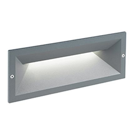 Lampada a incasso LED 12W 4000K in alluminio grafite