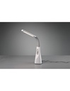 Lampada da Tavolo Flessibile Vento con Ventilatore Bianco LED Touch Dimmer