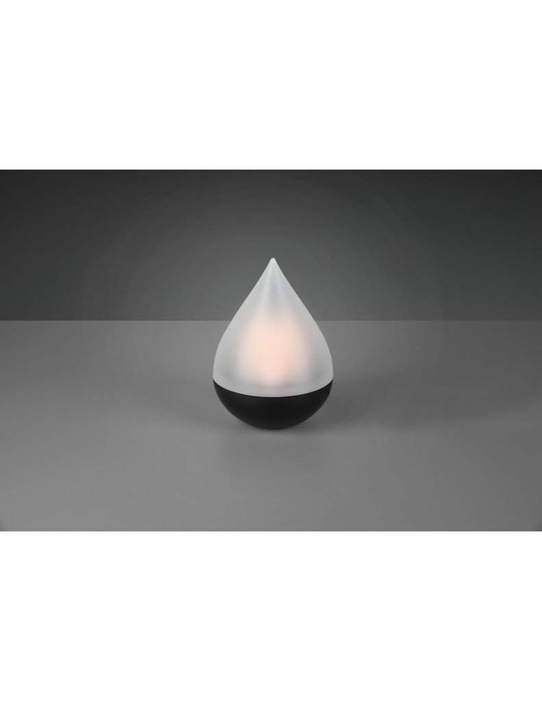 Lampada Da Tavolo Moderna Nero Led Caldera IP44 Trio Lighting