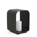 Lampada Led in alluminio antracite 35h cm