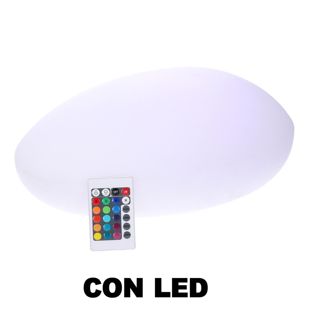 Lampada Led Ricaricabile Multicolor in Plastica