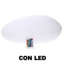 Lampada Led Ricaricabile Multicolor in Plastica - 40x30x15 cm