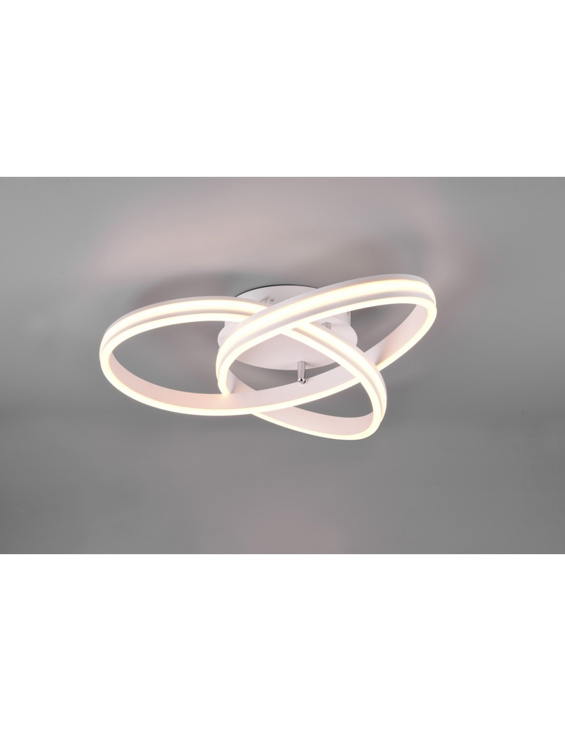 Lampada Soffitto Moderna Yara Bianco Led Dimmer