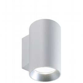 Lampada da Parete in Alluminio Pressofuso con Diffusori in Vetro Trasparente - 20W - 2620 Lumen - Classe E - Luce Calda