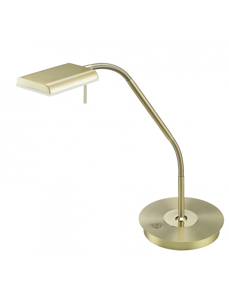 Lampada da Scrivania Led Dimmerabile 12w Ottone