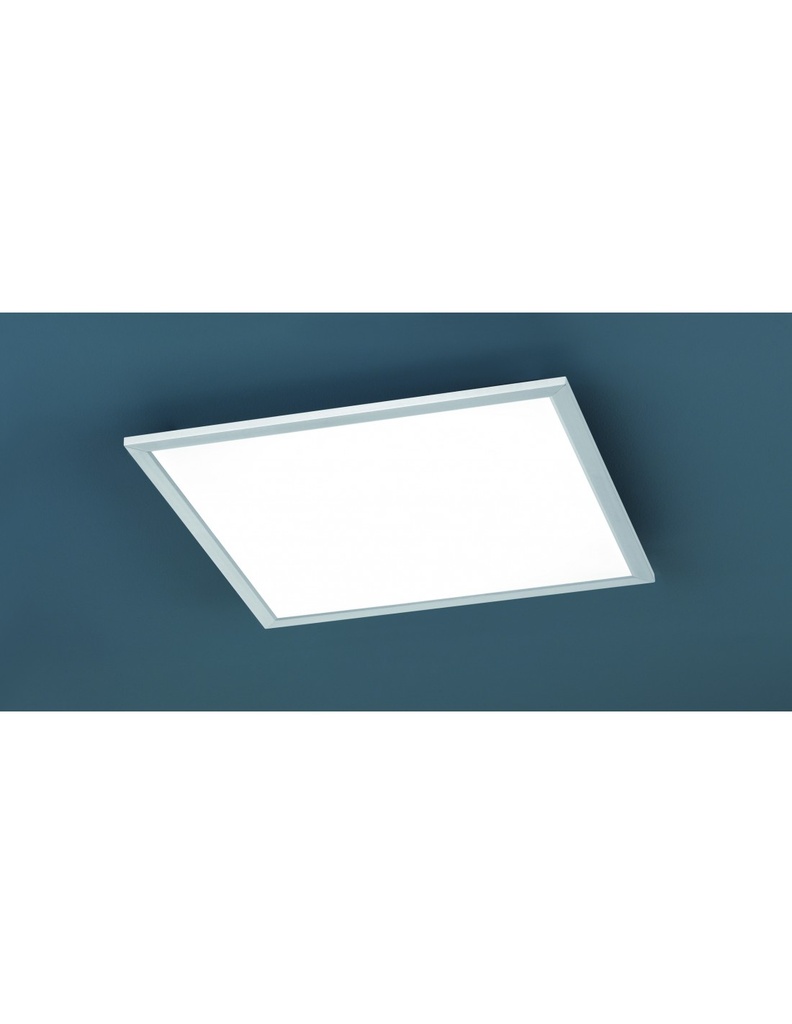 Lampada da Soffitto Quadrata Led Phoenix Nichel 45x45 cm