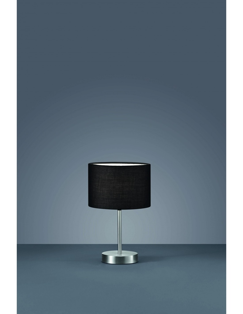 Lampada da Tavolo Hotel Metallo Paralume Nero Ø20 cm Trio Lighting