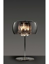Lampada da Tavolo Vapore Vetro Cromo E Pendenti Ø28 cm