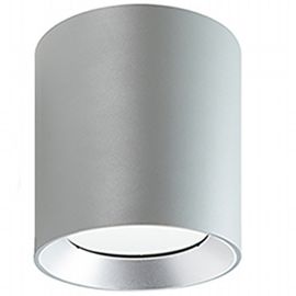 Lampada da soffitto in alluminio pressofuso con diffusore in vetro trasparente, 40W, 4240 lumen, luce calda