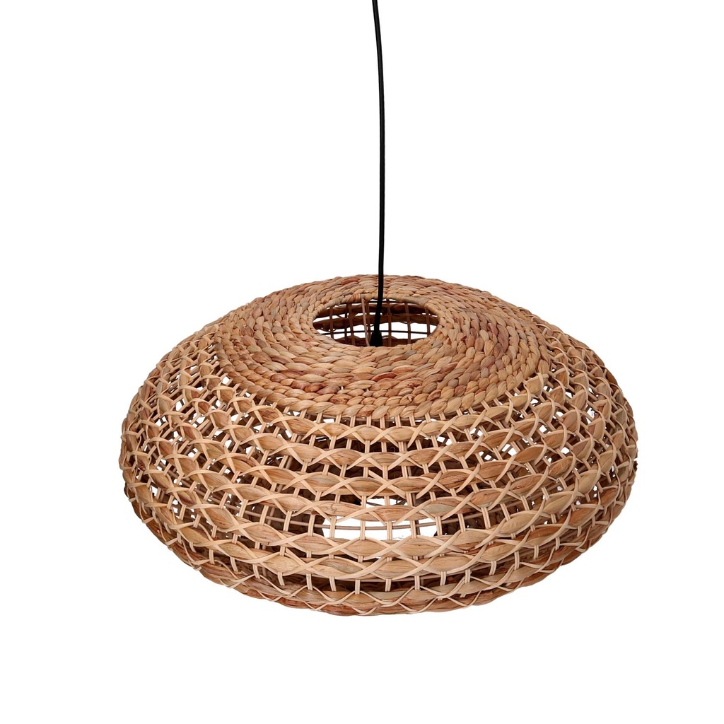 Lampadario in rattan naturale ø60h29,5 cm