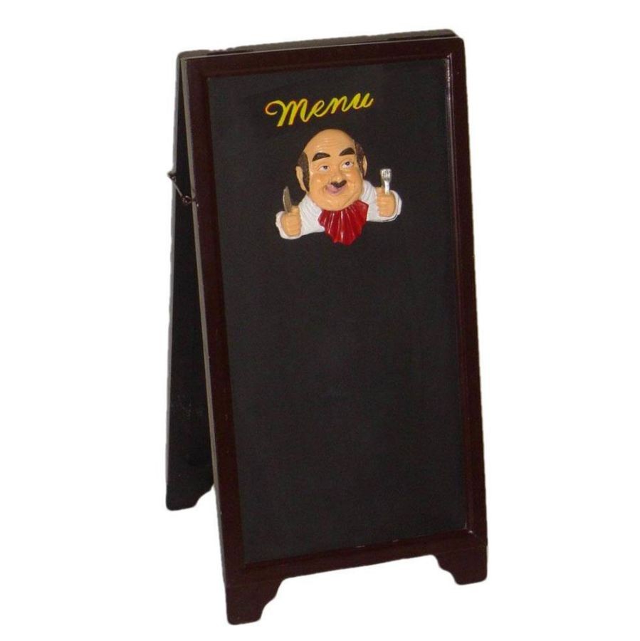 Lavagna in Legno Menu - 40x80 cm