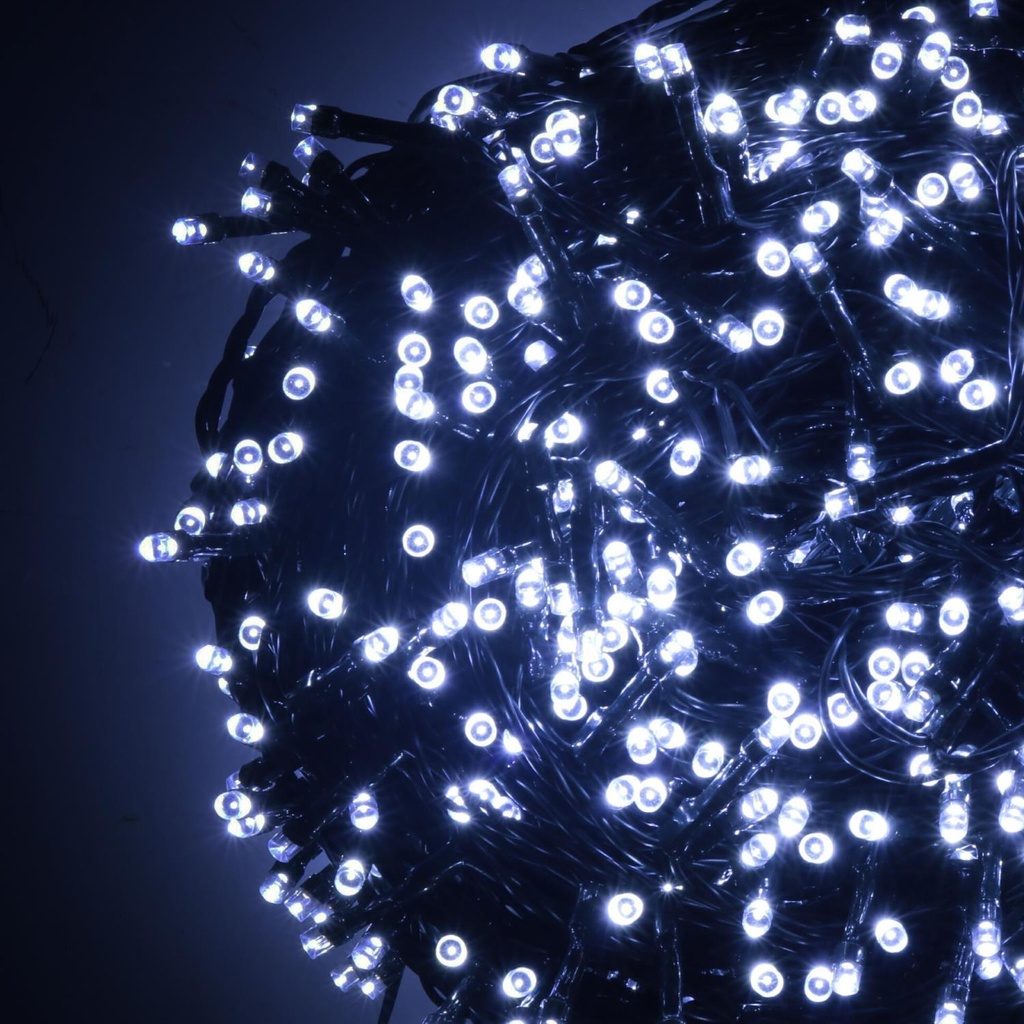 Luce filo 240 led bianco freddo con controller 15m