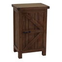 Mobile con 1 anta noce country 50x36xh.80 cm