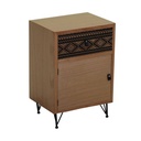 Mobile Budapest Comodino con 1 Cassetto + 1 Anta cm40x30 x h61