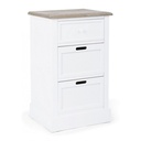 Mobiletto con Tre Cassetti Bianco DOROTEA 47,5x40x80 cm