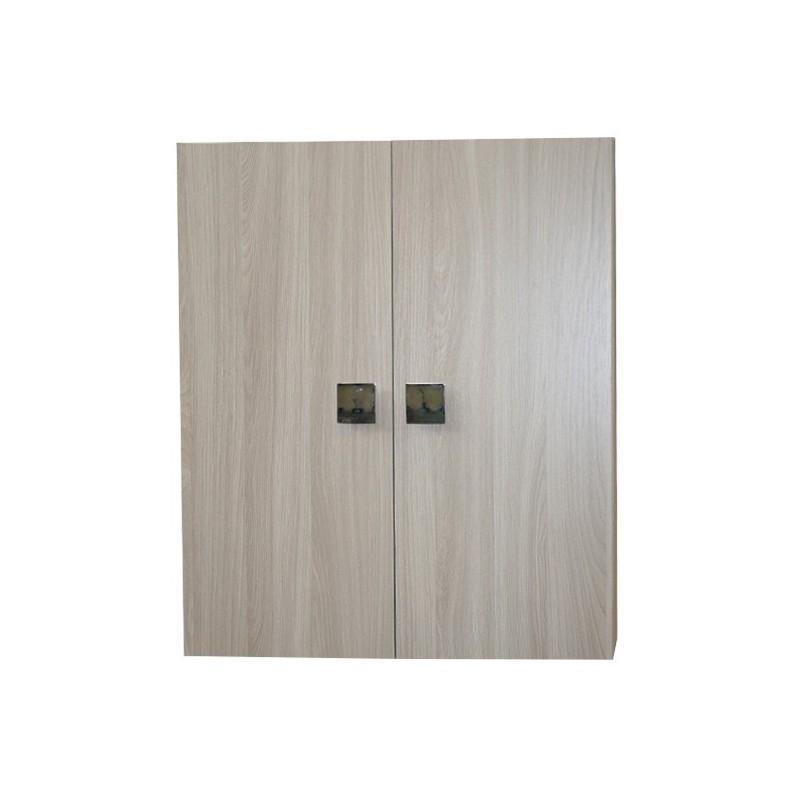Pensile bagno multiuso olmo 2 ante con ripiano interno 60x17xh.70 cm
