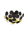 Plafoniera Discalgo 3xE14 Nero E Tondi Decorativi Ø54 cm  Trio Lighting