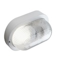 Plafoniera In Resina  linea echo ovale  bianco