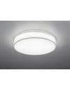 Plafoniera LED Dimmer Cambio Colore Stoffa Bianco Ø60 cm