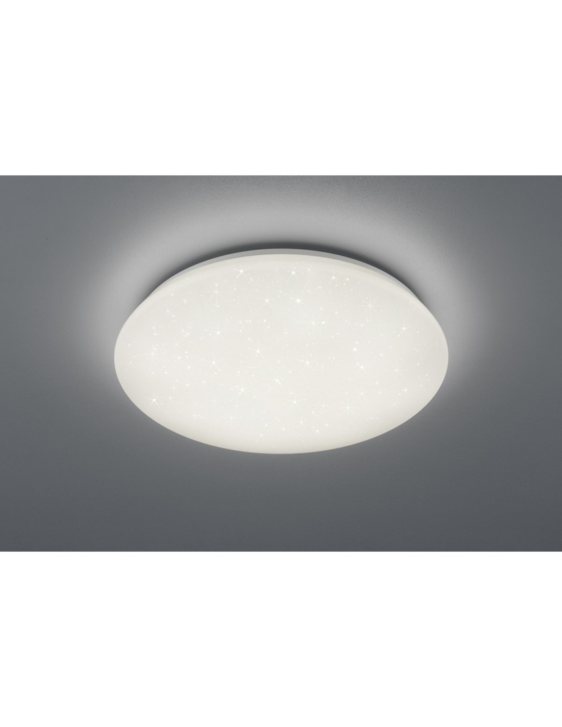 Plafoniera LED Dimmerabile Bianco Glitter Ø50 cm