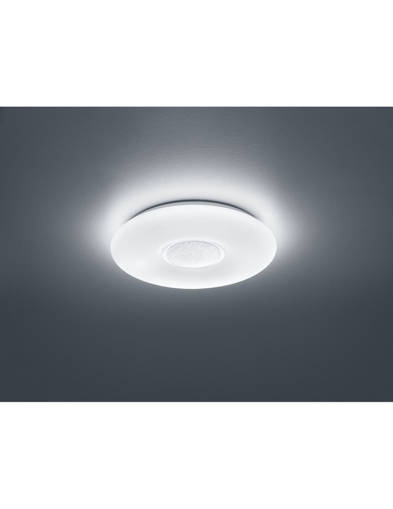 Plafoniera Moderna Led Dimmerabile Ø41 cm Bianco
