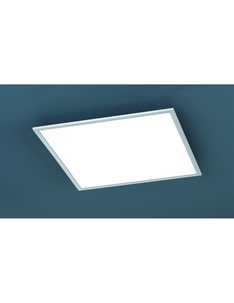 Plafoniera Pannello Quadrato Led Dimmer Nichel 62x62 cm