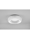 Plafoniera Rotonda Soffitto Legno Bianco Led 16,5w Dimmer