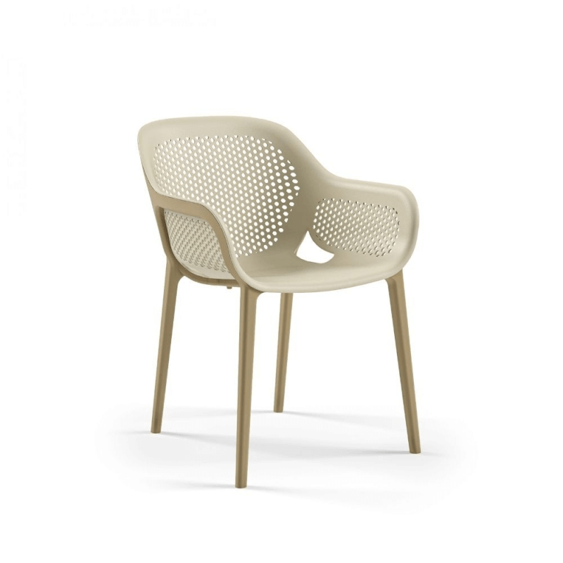 Poltrona design Atra caffè beige