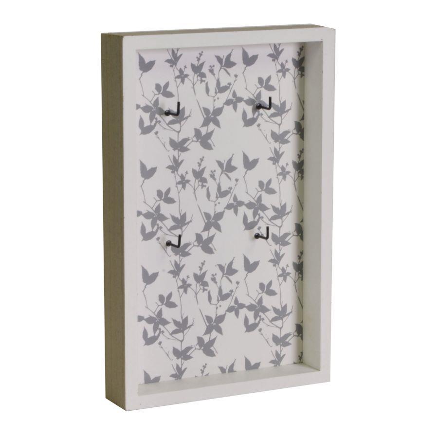 Portachiavi in legno Lucia 4 pezzi 16x3,5x25 cm