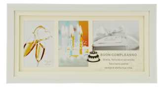 Portafoto Grande Buon Compleanno - 44,5 x 24 x 2,5 cm