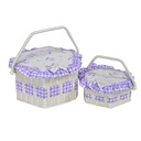 Portalavoro lavanda esagonale cm29x29h19