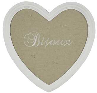 Portamemo a forma di cuore, cm. 37 x 38 x 1,5