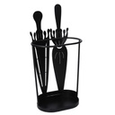 Portaombrelli ovale in metallo - 27x17,5x53,5 cm