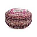 Pouf etnico Tango, Cotone, Imbottitura in Poliestere, 60x25 cm