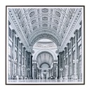 Quadro con cornice stile classico 90x90 cm