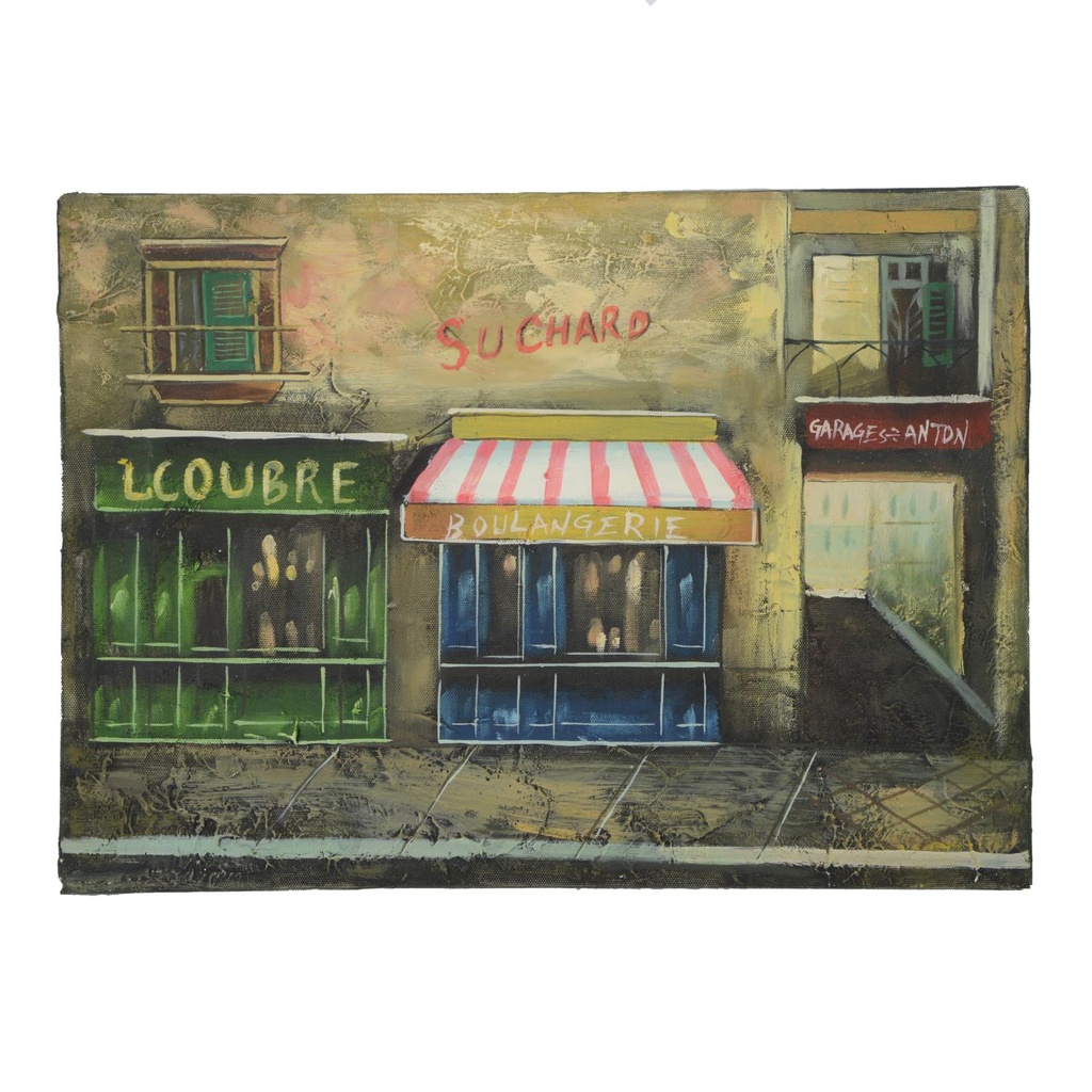 Quadro Tela Paesaggio Urbano 30x2x40 cm